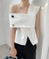 One shoulder top